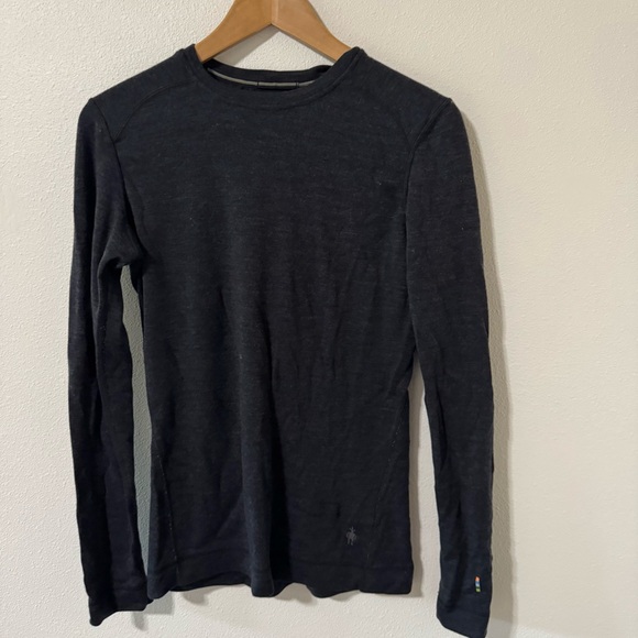 Smartwool Merino 250 Base Layer Crew Long Sleeve Charcoal Gray Gorpcore-Large - Picture 1 of 14